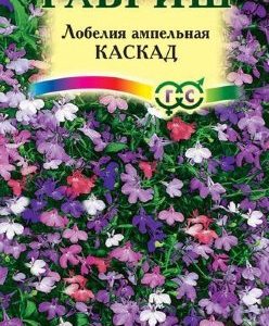 Лобелия ампельная Каскад*,смесь  0,01 г