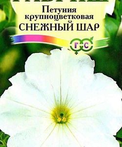 Петуния Снежный шар крупноцв.* 0,1 г