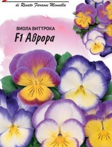 Виола АВРОРА  F1, Виттрока (Анютины глазки)